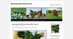 Desktop Screenshot of blessingfalls.com