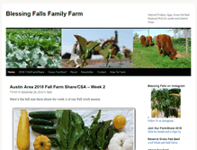 Tablet Screenshot of blessingfalls.com